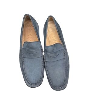 Ecco Men's Blue Slate Suede Penny
Loafers/Moccasins 47 (13-13.5)